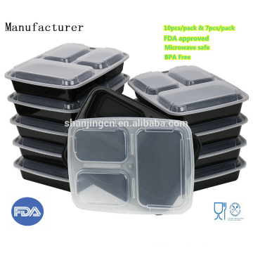 Manufacturer of packaging food microwave container , Eco-Friendly meal prep container BPA free ,pack of 10